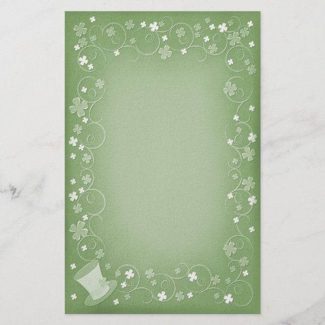 Klassisk irländsk brevpapper (Framsida)