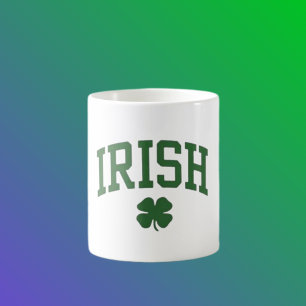 Klassisk irländsk stolthet Shamrock - St. Patrick' Kaffemugg