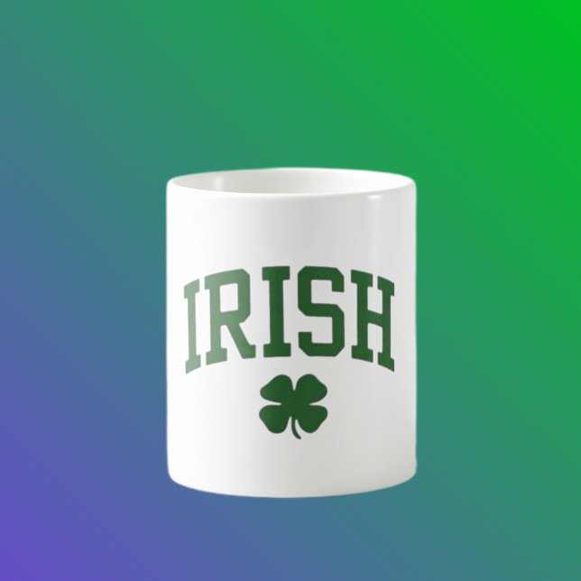 Klassisk irländsk stolthet Shamrock - St. Patrick' Kaffemugg (Skapare uppladdad)