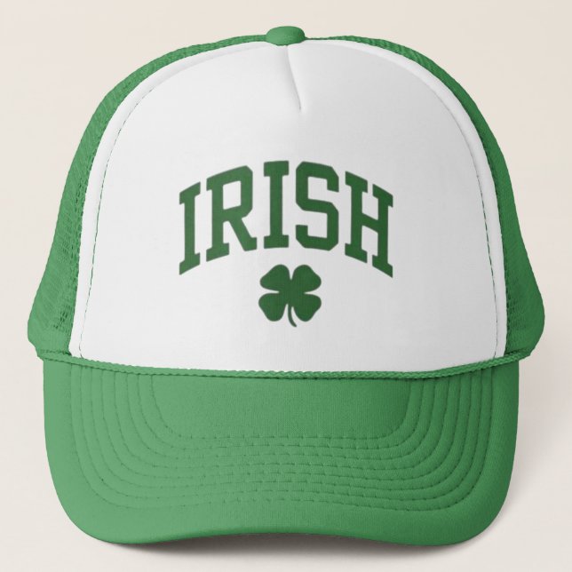 Klassisk irländsk stolthet Shamrock - St. Patricks Keps (Framsida)