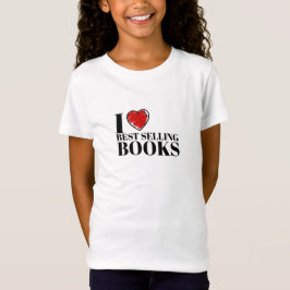 Klassisk "Jag älskar bästsäljande böcker"-läshålln T Shirt