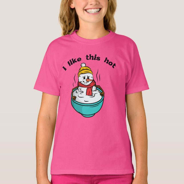 Klassisk jag gillar den här Hetten T Shirt (Framsida)