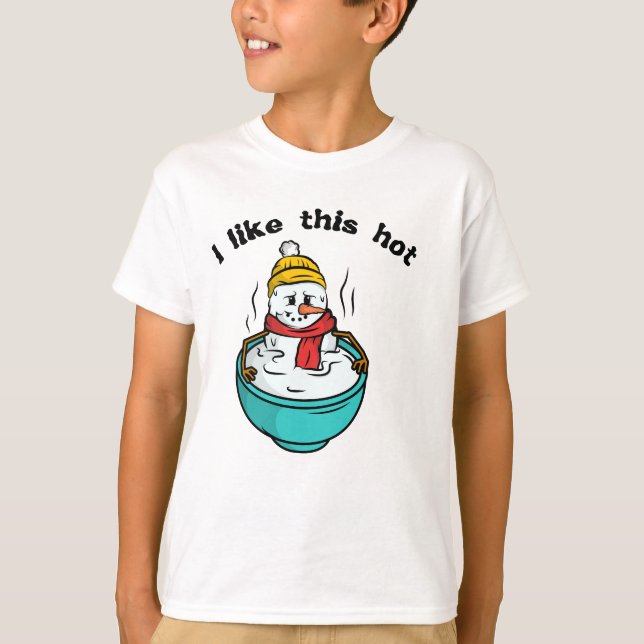 Klassisk jag gillar den här Hetten T Shirt (Framsida)