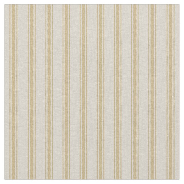 Klassisk jakt på Rand i Beige och Guld Tyg (Närbild)