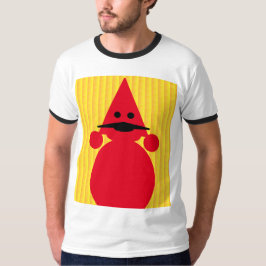 Klassisk joker med mustasch t shirt