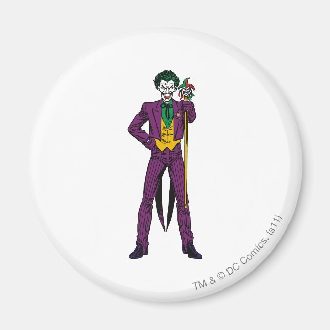 Klassisk jokerställning magnet (Framsidan)