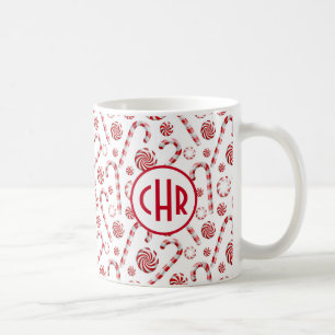 Klassisk jul Candy cane Kaffemugg