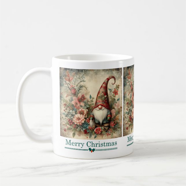 Klassisk jul Gnome Mugg (Vänster)