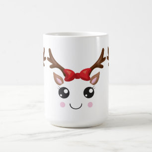Klassisk jul i Mugg Cute Reindeer