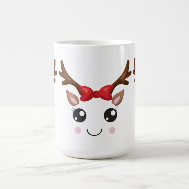 Klassisk jul i Mugg Cute Reindeer (Center)