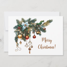 Klassisk jul julkort