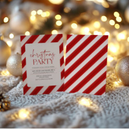 Klassisk jul Party Inbjudningar