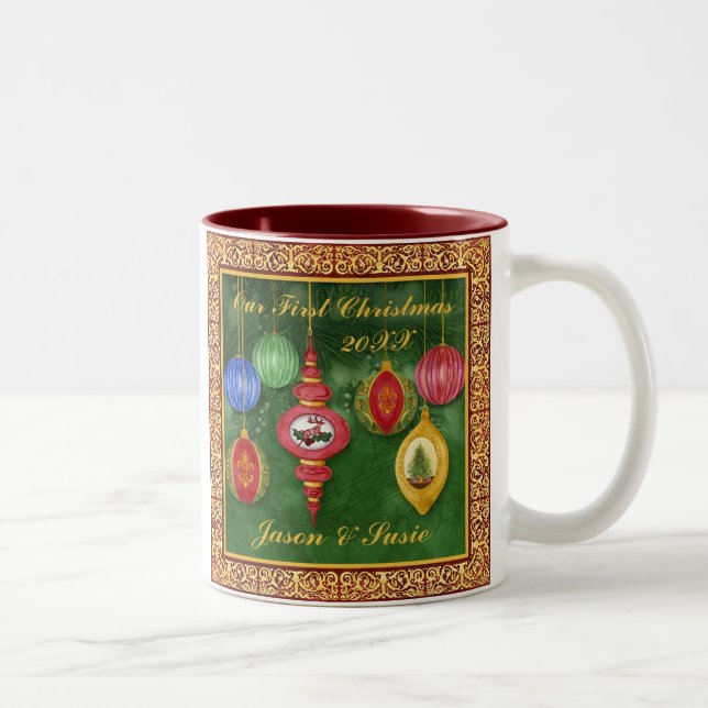 Klassisk jul, prydnad 1:a julen Mugg (Höger)