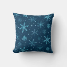 Klassisk jul-Snöflingor på marinblått