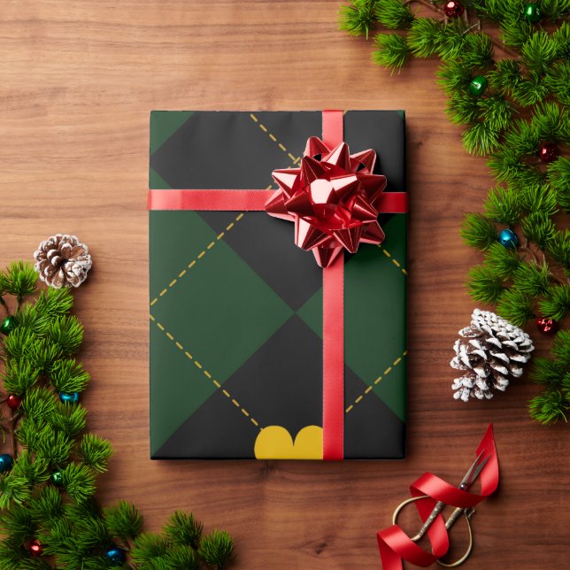 Klassisk jul Tartan Play Presentpapper (Julgåva)