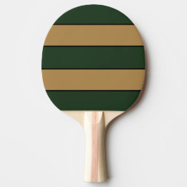 Klassisk julafton Grönt och Guld Rand Pingisracket