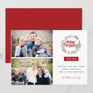 Klassisk julandeutandning 2 Foton Helgdagar Inbjudningar