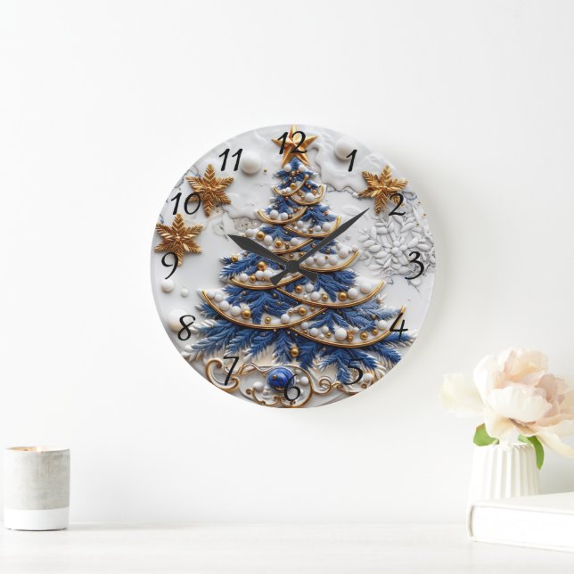 Klassisk juldesign i Julgran Stor Klocka (Hem)