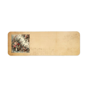 Klassisk julhelg - Adressetiketter Returadress Etikett