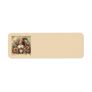 Klassisk julhelg - Adressetiketter Returadress Etikett