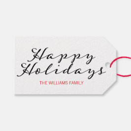 Klassisk julklapp Glad helg Gift-Märkre Presentetikett