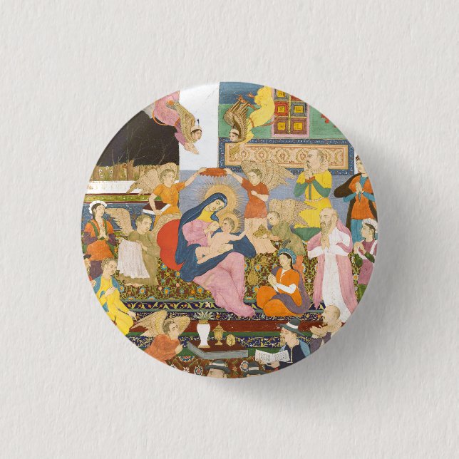Klassisk julkrubba – Sacred Heritage Fine Art Knapp (Framsida)