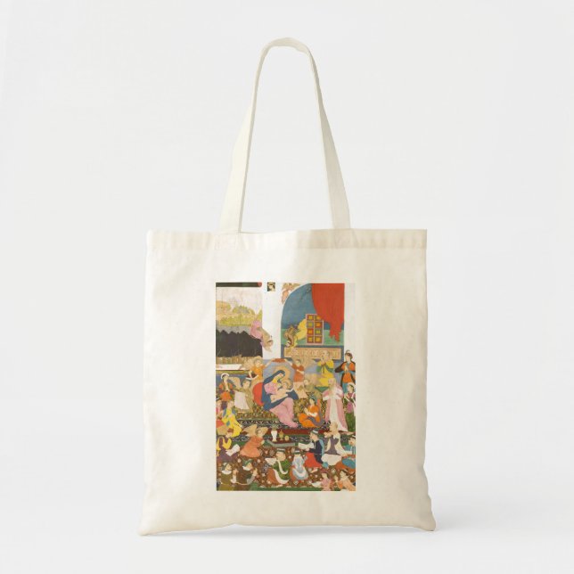 Klassisk julkrubba – Sacred Heritage Fine Art Tygkasse (Framsidan)