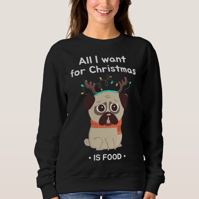 Klassisk julpug Classic T-Shirt 359 (Framsida)