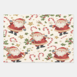 Klassisk jultomte-Polkagrisar