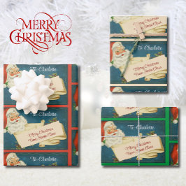 Klassisk Jultomten Anpassningsbar Barns Namn från 