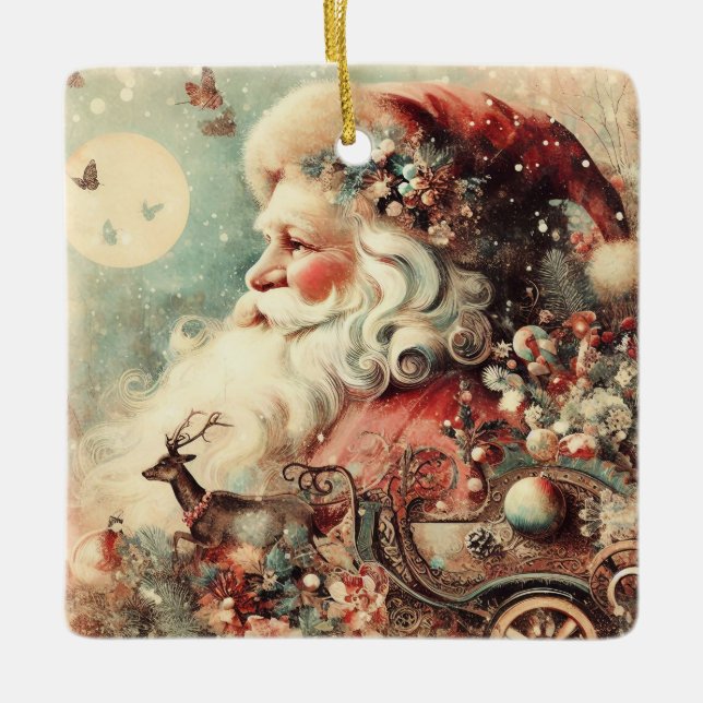 Klassisk jultomten Ornament (Framsida)