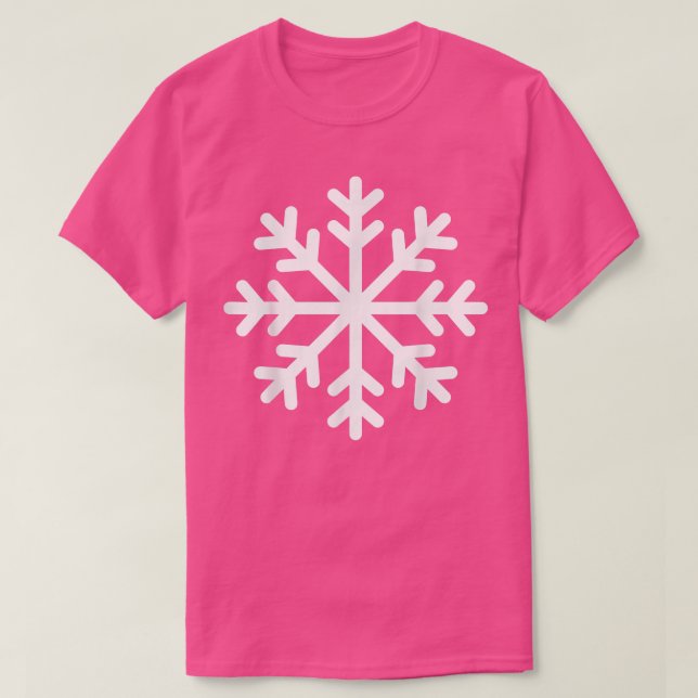 Klassisk julvinter Snowflake Costume Pajamas T Shirt (Design framsida)