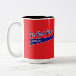 Klassisk kaffemug - Det är nästa år Två-Tonad Mugg