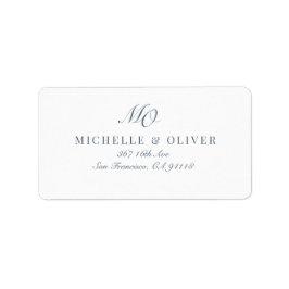 Klassisk kalligrafi adressetikett