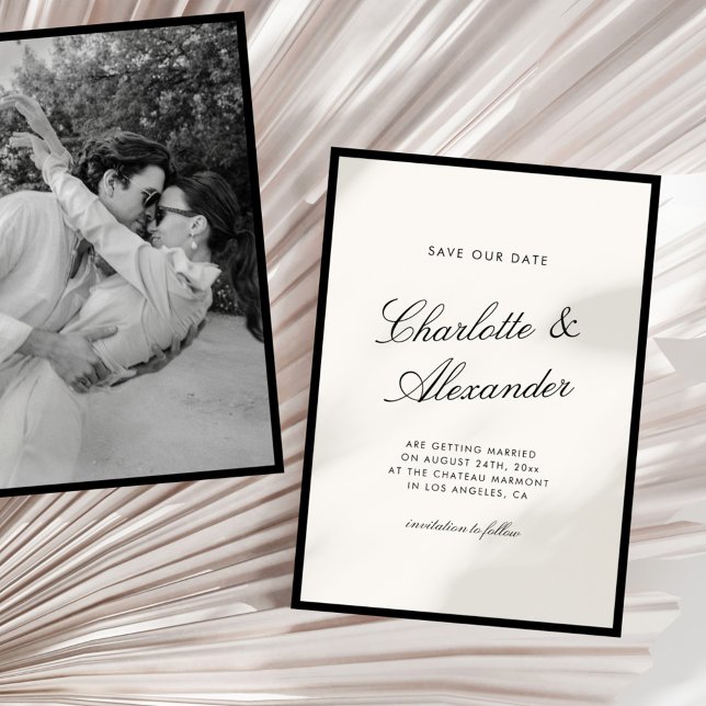 Klassisk kalligrafi Gamla pengar Spara Datumet (Skapare uppladdad)