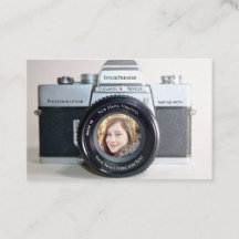 Klassisk kamera med foto, fotograf