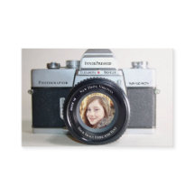Klassisk kamera med foto, fotograf