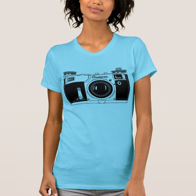 Klassisk kamera tee shirt (Framsida)