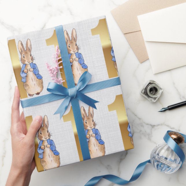 Klassisk kanin 1-årsdag  presentpapper (Gifting)