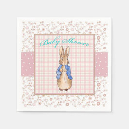 Klassisk kanin Baby Shower Pappersservett