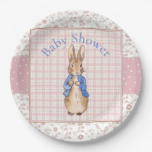 Klassisk kanin Baby Shower servett