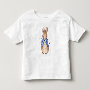 Klassisk kanin blå jacka fjärilar t shirt
