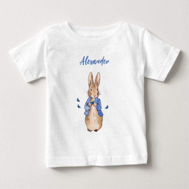 Klassisk kanin blå jacka t shirt (Framsida)