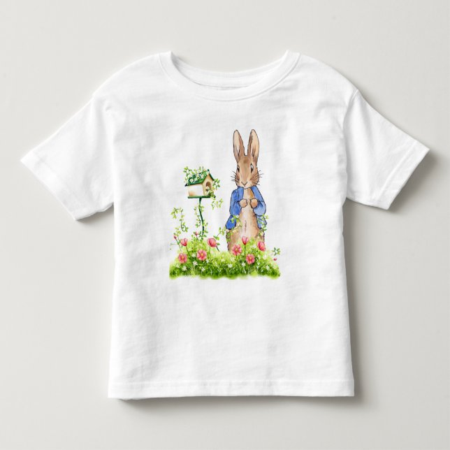Klassisk kanin blå jacka t shirt (Framsida)