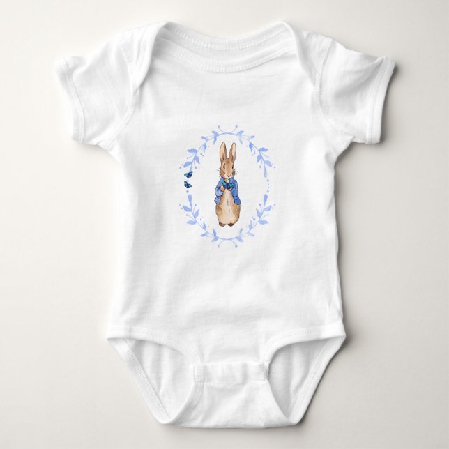 Klassisk kanin blå jacka t shirt (Framsida)
