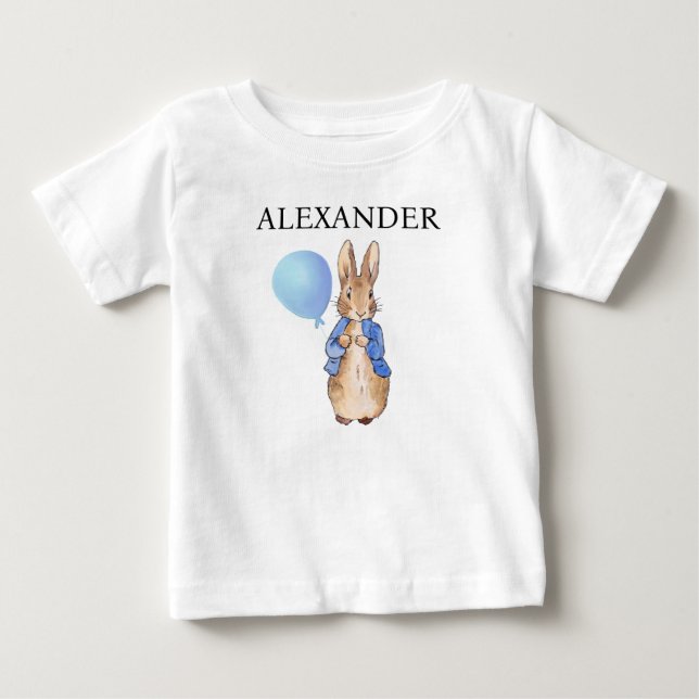 Klassisk kanin blå jacka t shirt (Framsida)