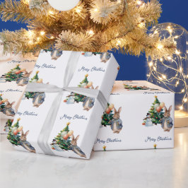Klassisk kanin julgran presentpapper