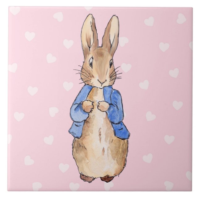 Klassisk kanin kakelplatta (Framsidan)