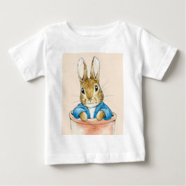 Klassisk kanin krukväxt i terrakotta t shirt