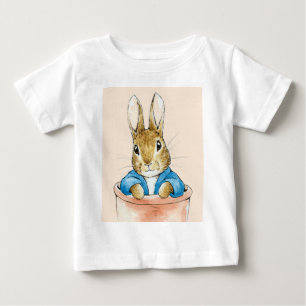 Klassisk kanin krukväxt i terrakotta t shirt